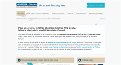 Desktop Screenshot of menuisierconseil.com