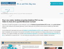 Tablet Screenshot of menuisierconseil.com
